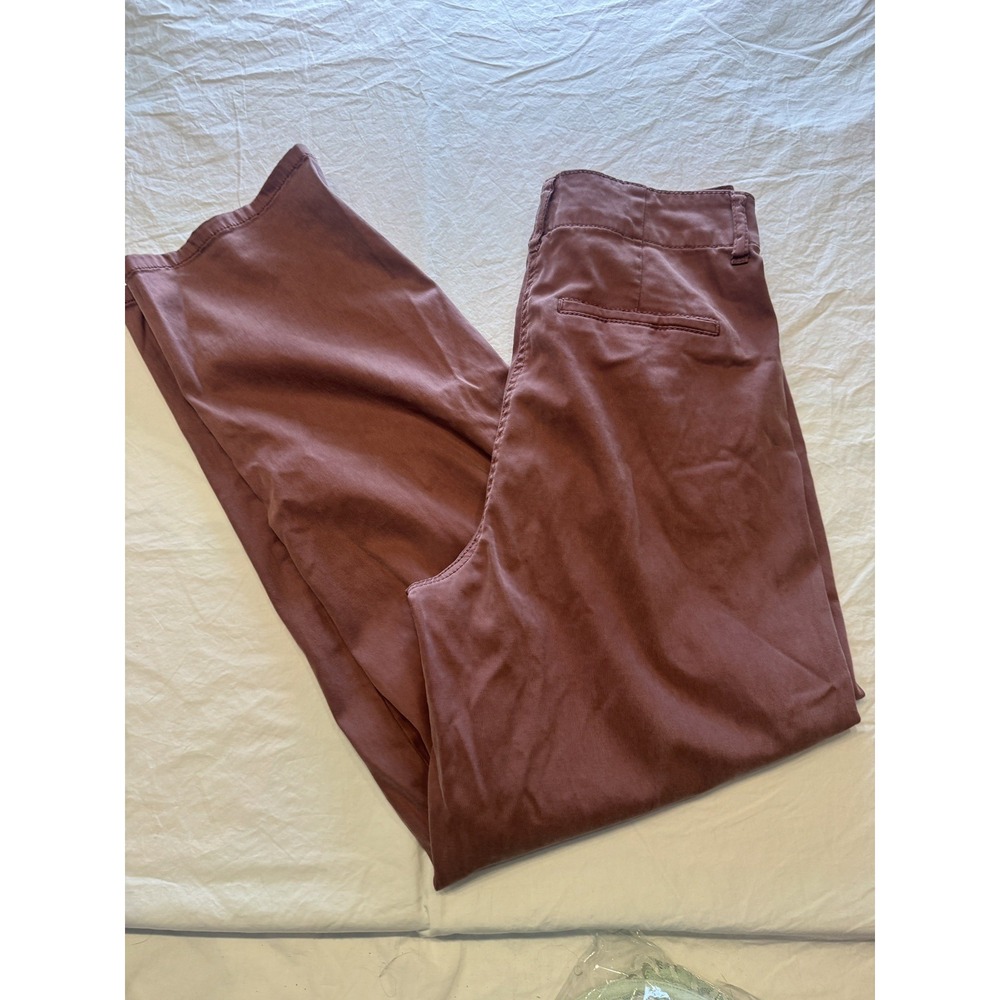NWT JOIE High Rise Tapered Trousers barrell Pants Terracotta  Sz 2